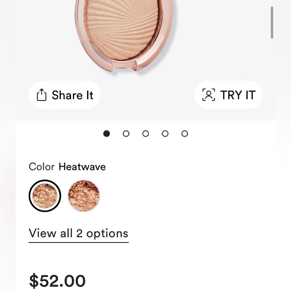 Estée Lauder Bronze Goddess Highlighter 
01 Heatwave